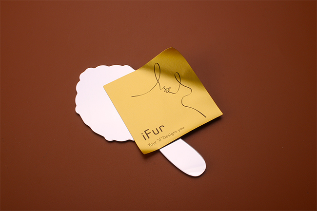 iFur-gold-vinyl-die-cut-stickers