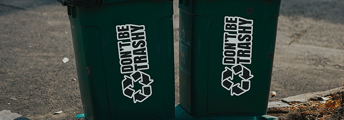 Wheelie bin stickers