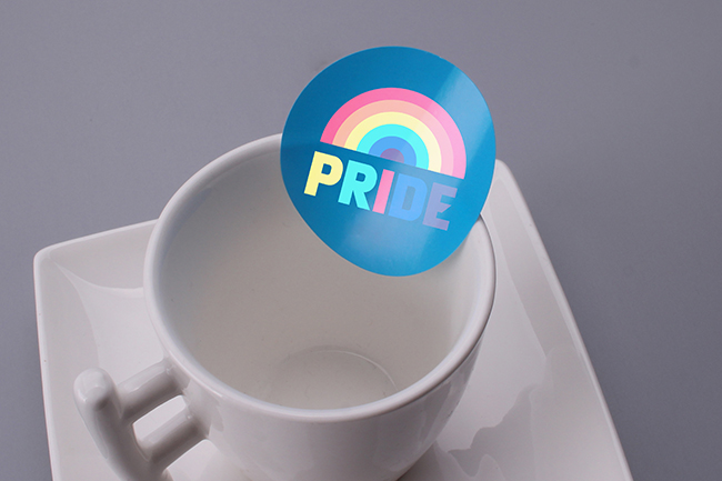 pride circle stickers