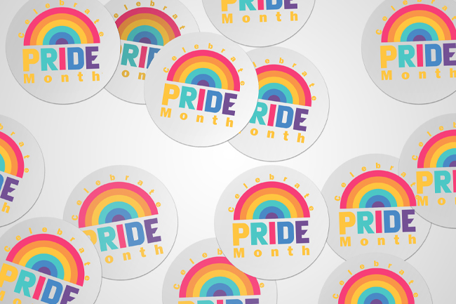 pride month custom stickers